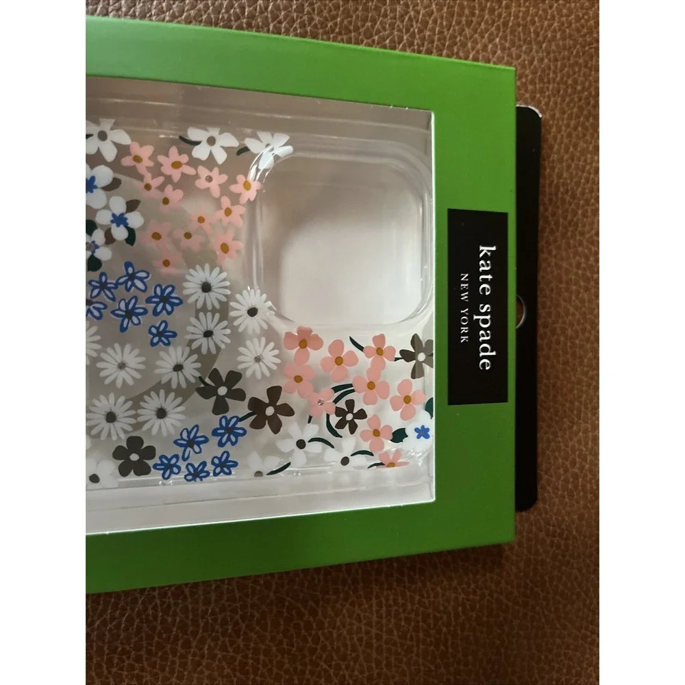 KATE SPADE Protective Case Magsafe For IPHONE 15 PRO MAX Floral White‎ Clear